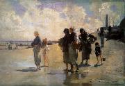 John Singer Sargent THe Oyster Gatherers of Cancale oil painting picture wholesale